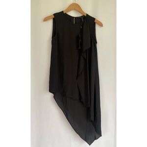 BCBGMAXAZRIA Edythe Cascade Drape Top